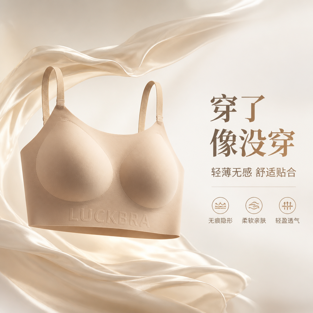 无痕隐形防下垂聚拢固定杯文胸