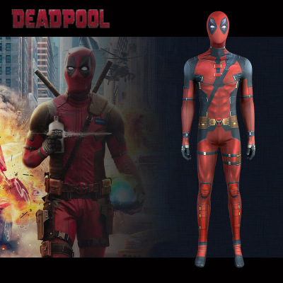 点雅漫威电影死侍3cos服同款战衣Deadpool死侍紧身衣全套cosplay