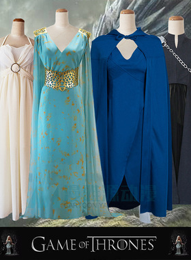 权利的游戏龙母第七季丹妮莉丝 cosplay服冰与火之歌cos 龙母cos