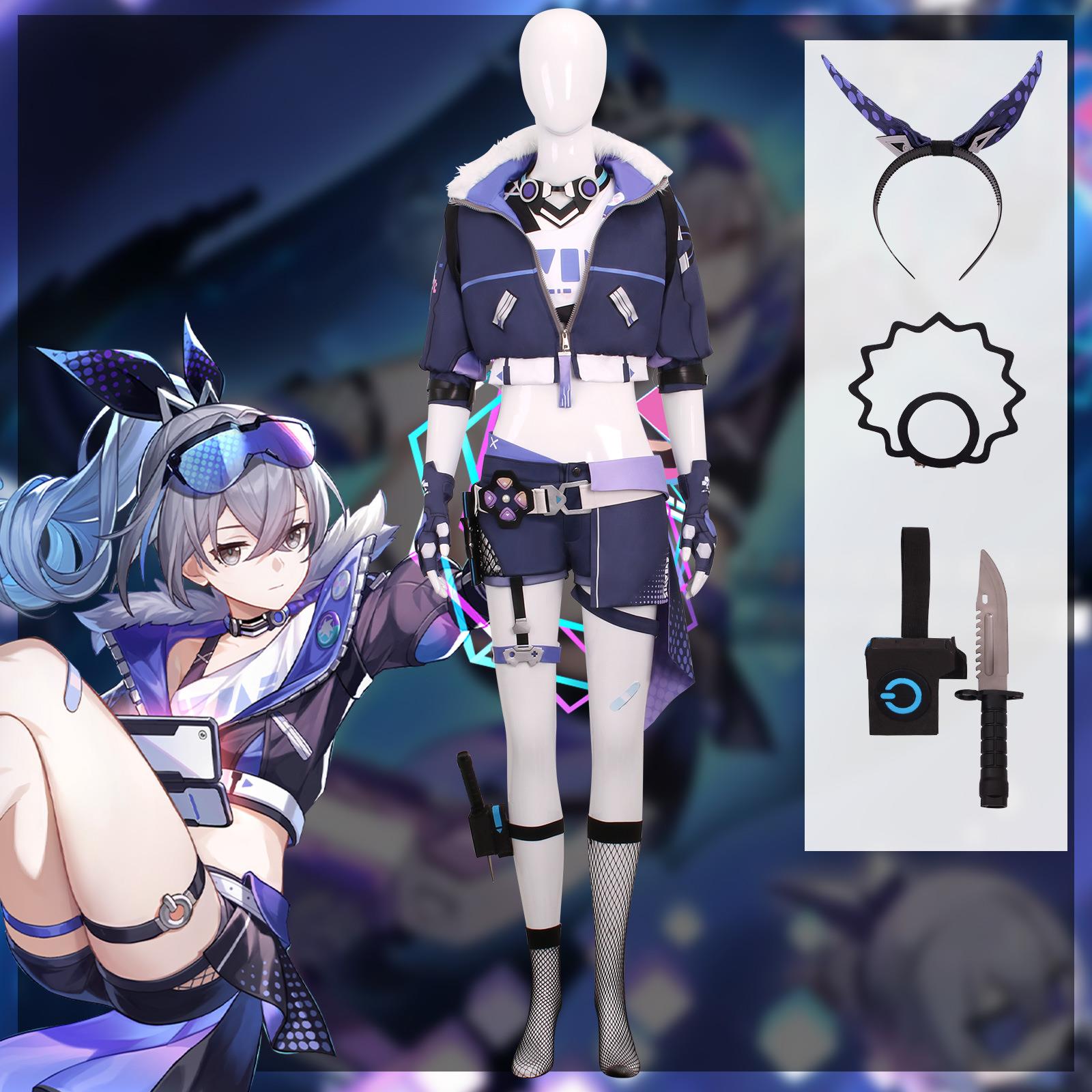 崩坏 星穹铁道银狼cos服 cosplay动漫游戏女装全套中国古风cos