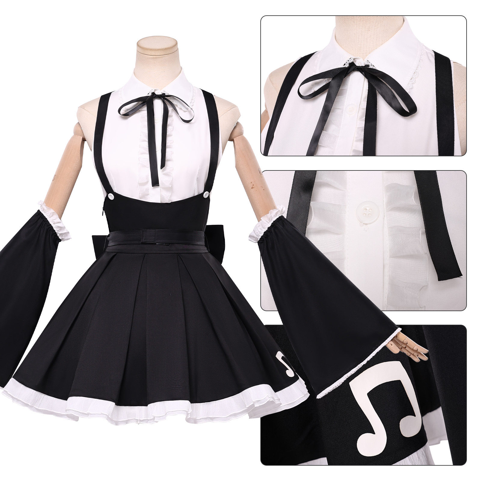 娜多米初音未来cos服歌姬计划miku哥特cosplay二次元动漫c服全套