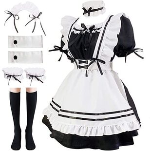 奇迹暖暖cos服红酒甜心女仆装lolita可爱女佣服cosplay舞台表演服