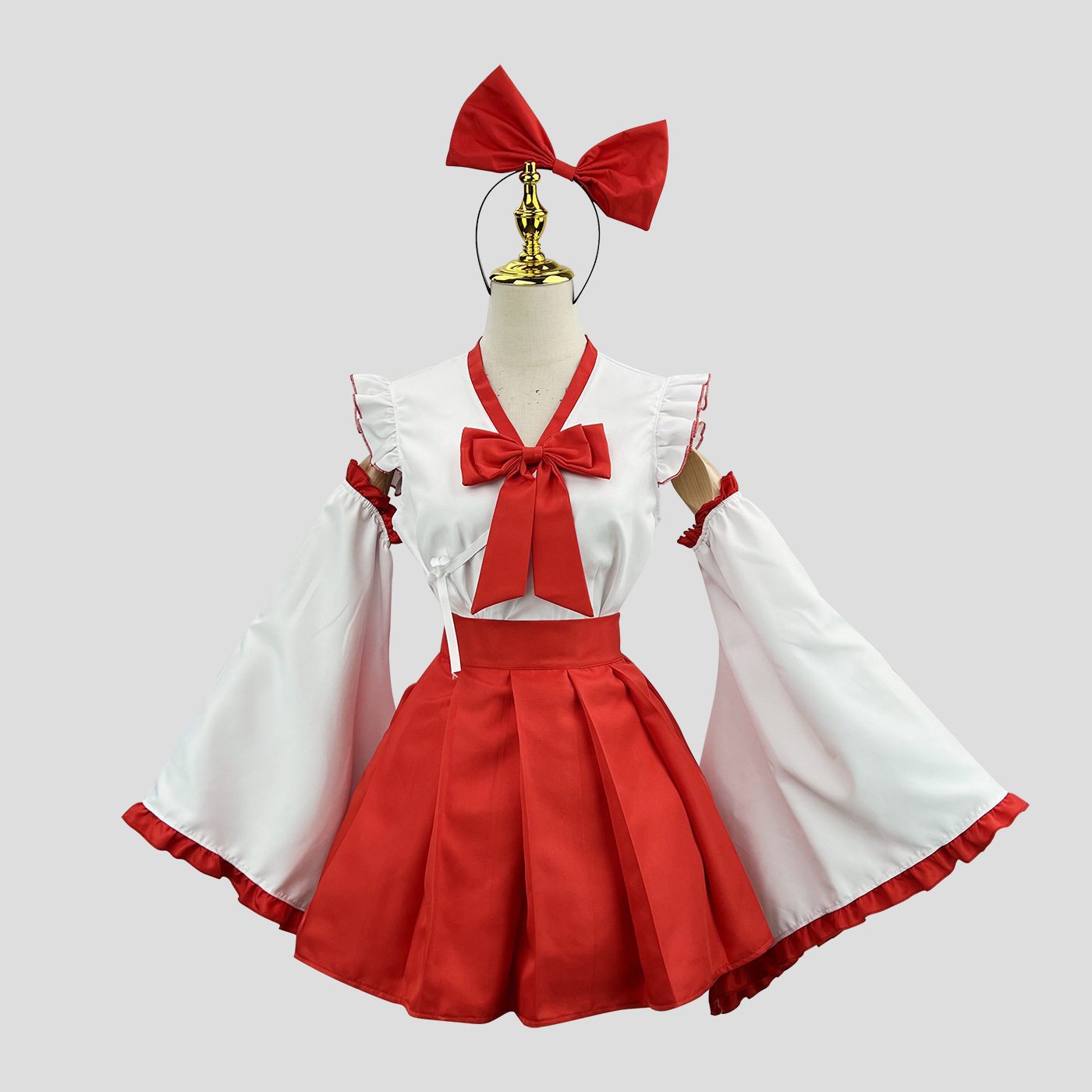 原创新款  日系宅舞巫女服 COSPLAY演出服 大码巫女服 万圣节