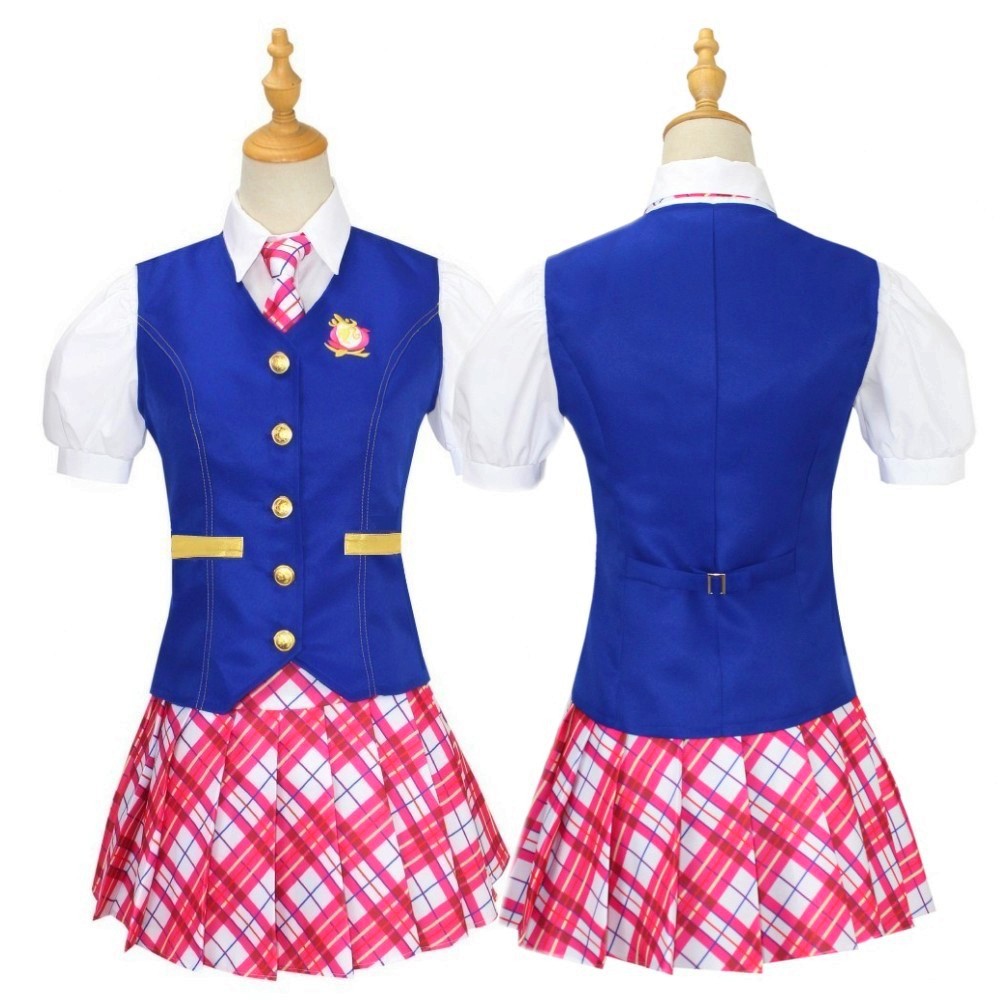 真人电影芭比cos服公主学院校服德兰西Barbie连衣裙cosplay服装