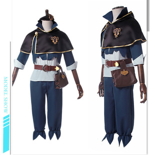 黑色五叶草阿斯塔亚斯塔cos服装 披风斗篷全套cosplay