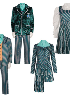 魔法坏女巫cos服 Elphaba艾芙芭全套校服万圣节cosplay女巫演出服