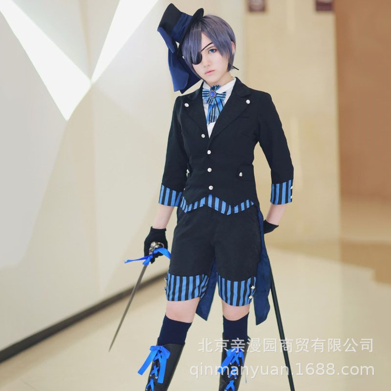 黑执事剧场版豪华客船篇夏尔衣服漫展万圣节节日派对cosplay服装