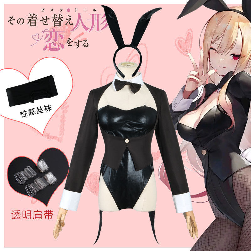 喜多川海梦兔女郎十六夜更纱cosplay服更衣人偶坠入爱河cos服图片