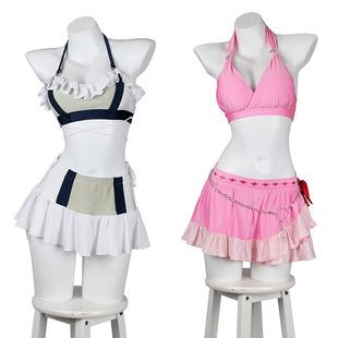 FF7终幻想7重生cosplay爱丽丝·盖恩斯巴勒 蒂法·洛克哈特泳装