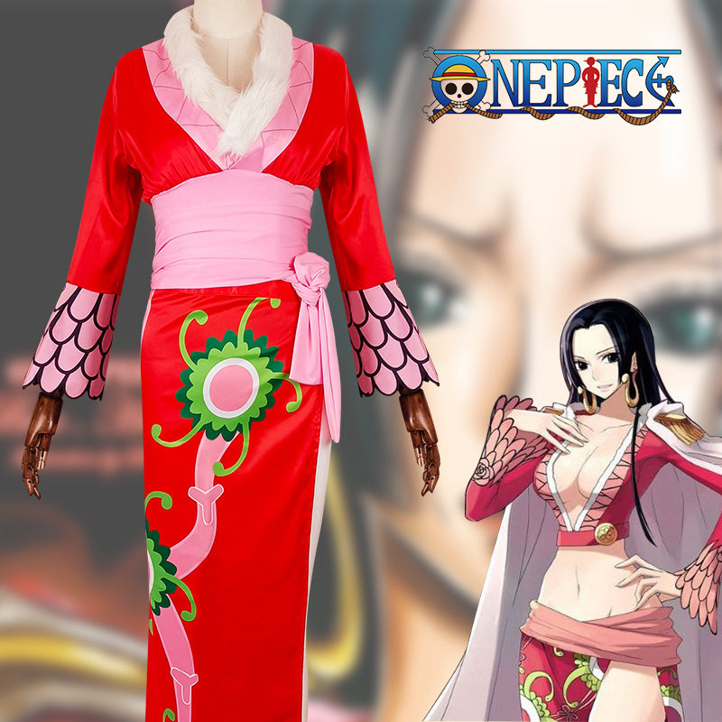 海贼王onepiece女帝汉库克cos服漫展旗袍cosplay动漫带披风全套