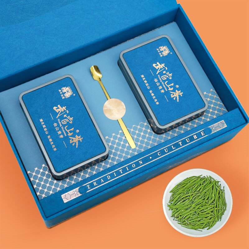 武当仙山道茶2024明前新茶湖北十堰武当山绿茶叶特级箭茶送礼盒装