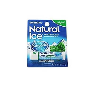 Mentholatum Natural Ice Lip Balm Original SPF 15 1 Each