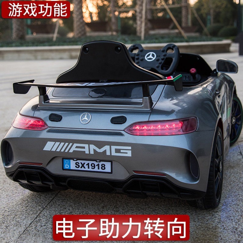 儿童电动汽车四轮汽车可坐人遥控玩具车小孩电瓶童车宝宝跑车
