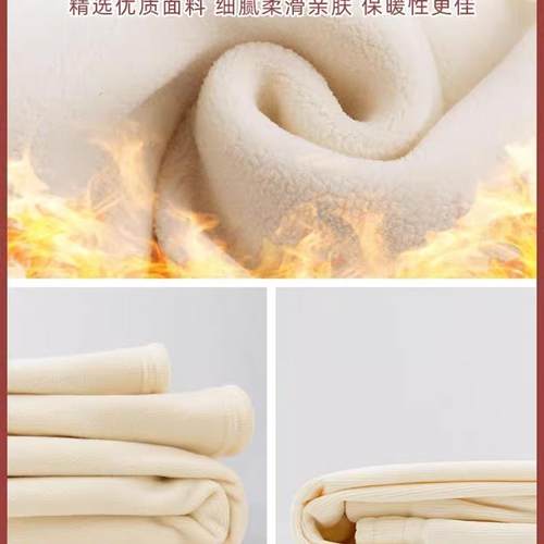 雪尼尔阔腿裤女裤秋冬季加绒加厚棉裤2025新款白色灯芯绒直筒裤子