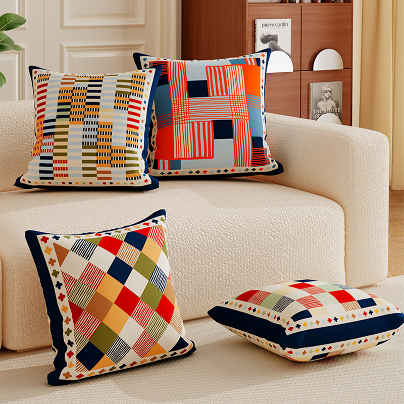 美式复古抱枕好看的多巴胺腰靠垫