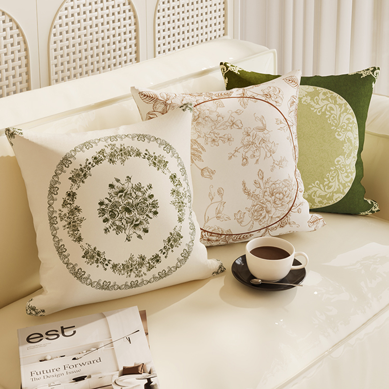 法式复古抱枕欧式枕套组合腰靠垫