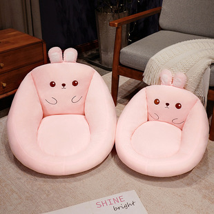 蒲团坐垫靠背一体地上榻榻米懒人坐墩儿童卧室沙发飘窗加厚软垫子