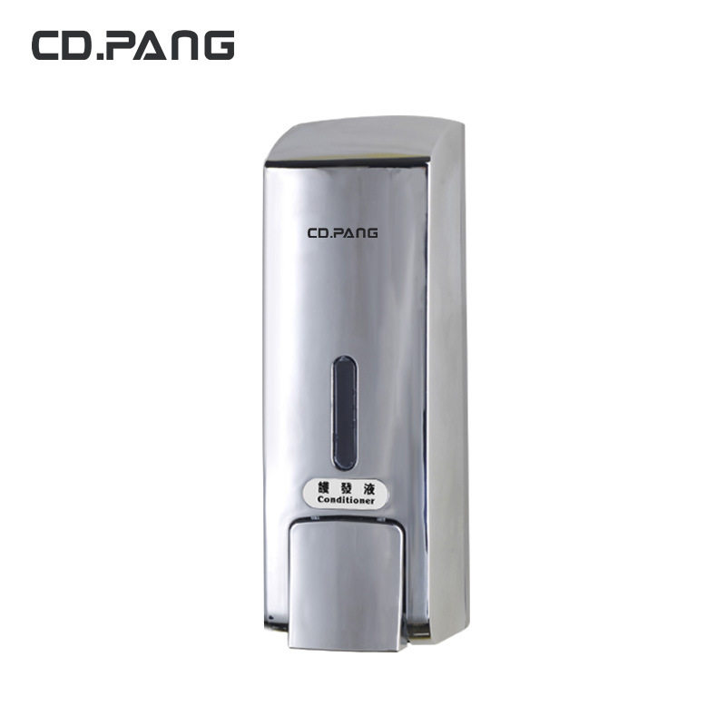 创点酒店卫浴卫生间皂液器壁挂式免打孔沐浴露洗手液按压器分装瓶