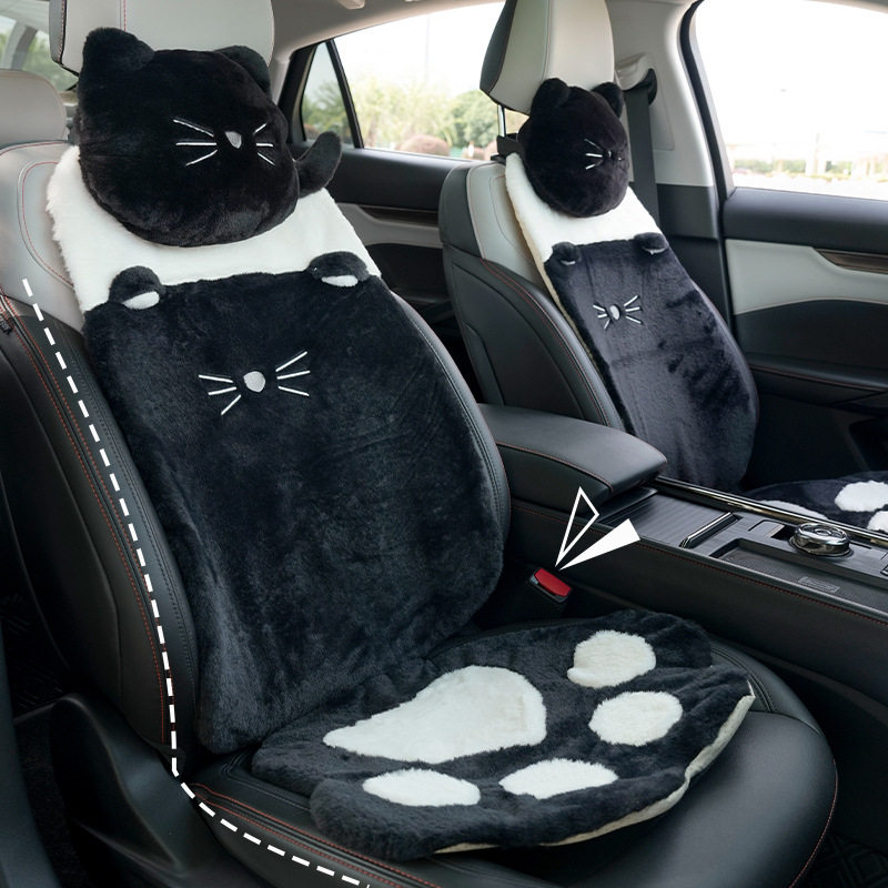 秋冬季汽车坐垫创意猫爪