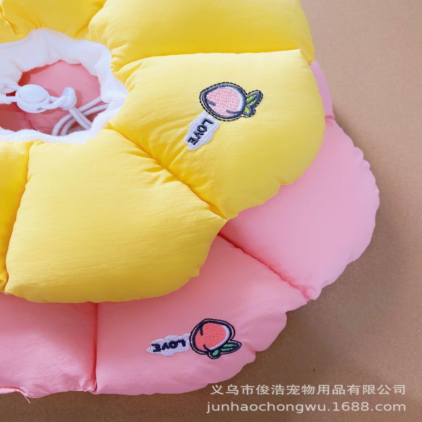 ins防水布猫宠物花瓣款伊丽莎白圈头套耻辱圈防舔咬猫藓一件