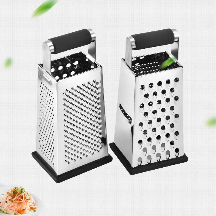 不锈钢四面刨瓜刨厨房家用刨丝削皮器多用奶酪刨屑磨蓉刨丝器