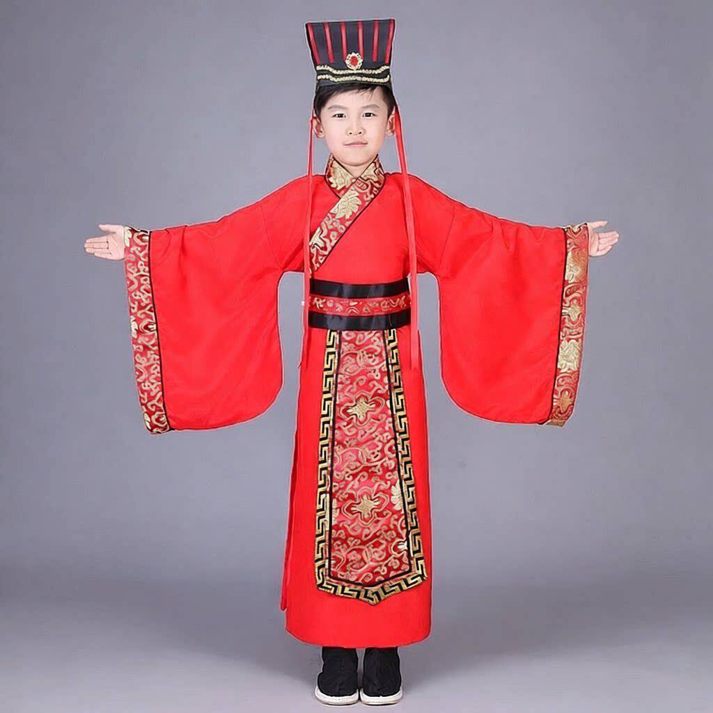 儿童古装课剧本表演话剧完璧归赵汉服装将相和蔺相如廉颇演出服饰