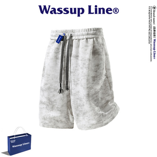 WASSUPLine潮牌时尚五分裤男