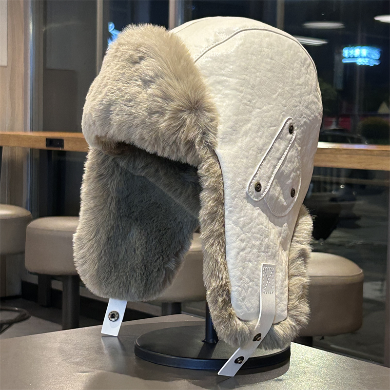 冬季皮质保暖帽子男女户外骑车防寒防水加厚护耳帽东北滑雪飞行帽,服饰配件/皮带/帽子/围巾,帽子,淘宝优惠券,粉丝福利购,淘宝优惠卷