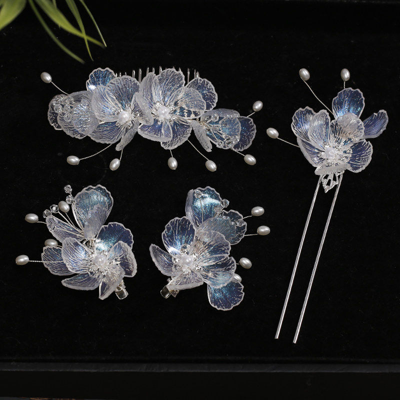 汉服头饰新款渐变发夹全套古风饰品对夹日常盘发簪子旗袍配饰插梳,饰品/流行首饰/时尚饰品新,发饰,淘宝优惠券,粉丝福利购,淘宝优惠卷