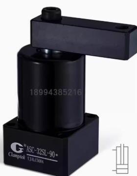 台湾嘉刚油缸 Clamptek液压缸HSC-MF32/40/50/63SRX90 转角油压缸