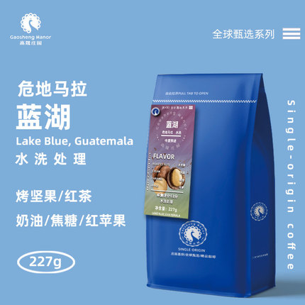 危地马拉蓝湖 全球甄选精品咖啡豆 进口单品可现磨粉227g