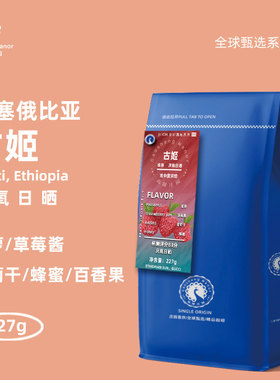 高晟庄园 埃塞俄比亚阳光古姬 全球甄选精品咖啡豆进口可现磨227g