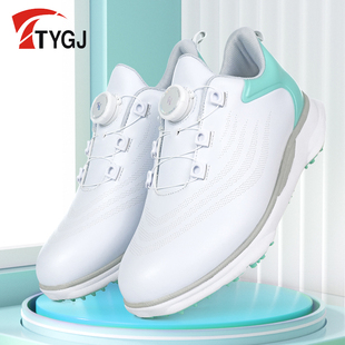 新款高尔夫儿童球鞋  正品旋钮鞋带 运动休闲透气 防水防滑女童鞋