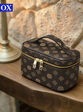 OBOX化妆包韩系印花多功能高端大牌女2026新款简约时尚口红收纳