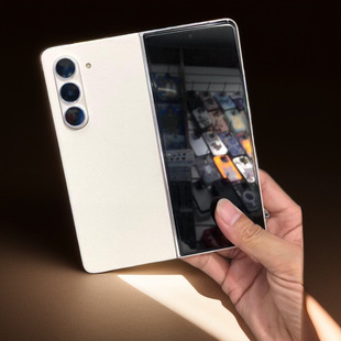 适用于三星zfold6手机素皮全包膜折叠屏后膜w23/w24中轴膜保护膜fold5背膜皮纹防刮花防划痕贴纸防指纹全身膜