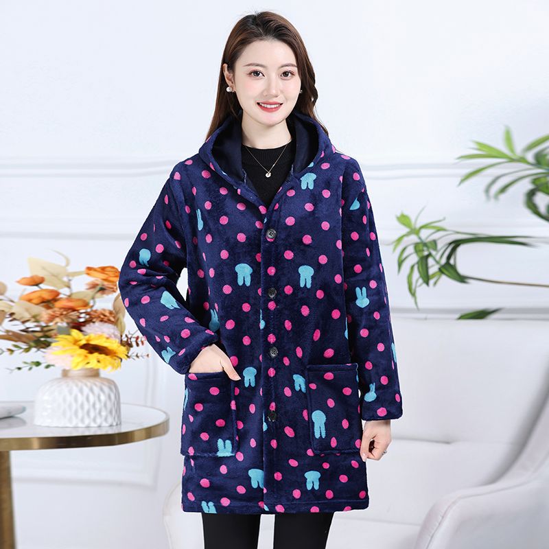 四川省服羽绒服罩衣成人女秋冬韩版连帽外套羽绒服护衣长袖工作服