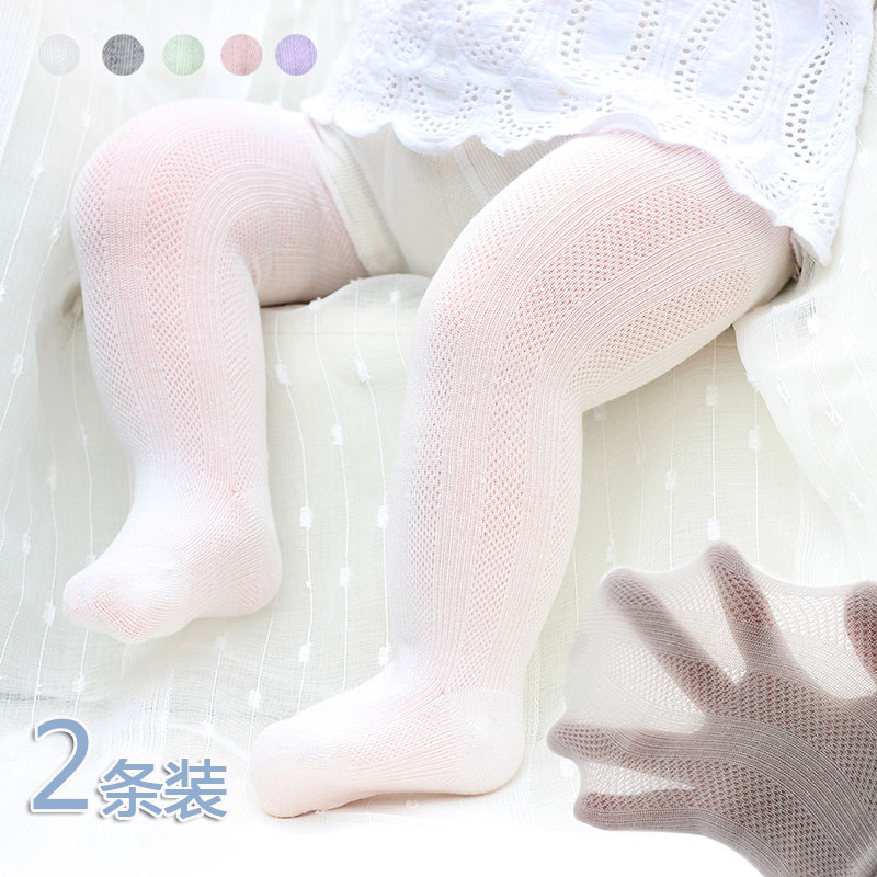 大小孩婴儿袜子女宝宝丝袜连体连裤袜超薄款夏季幼儿童女童打底裤