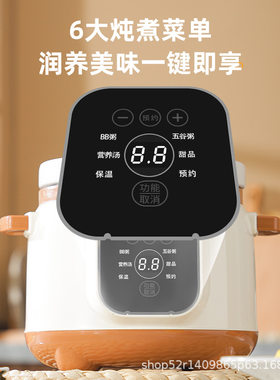 直供多功能电炖锅家用紫砂煮粥煲汤砂锅辅食陶瓷燕窝炖盅