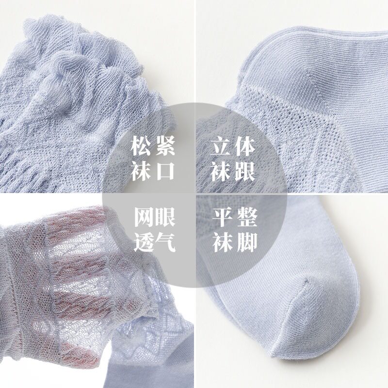夏季薄款婴儿长筒袜男女宝宝网眼袜新生儿纯棉透气过膝袜高筒