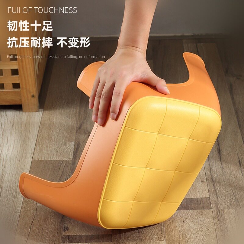 加厚PP塑料凳子方形小矮