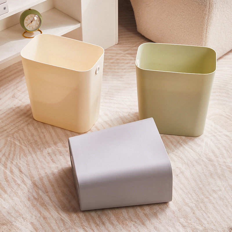 免压圈垃圾桶 家用客厅卫生间厨房缝隙无盖厕所专用夹缝垃圾桶