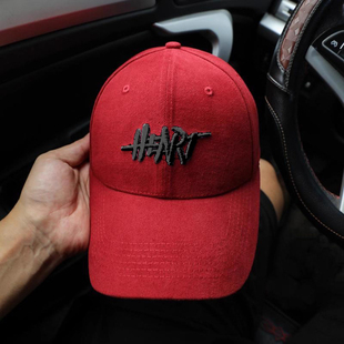 王一博同款刺绣字母棒球帽男休闲百搭大头围显脸小鸭舌帽子女春秋