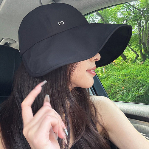 户外大檐UPF50+显脸小防晒帽女