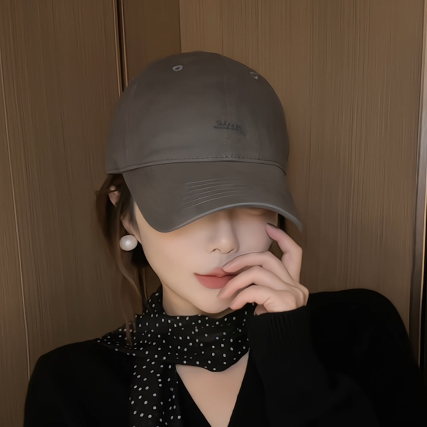 韩版刺绣字母鸭舌帽子女春夏新款
