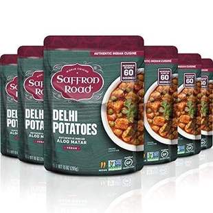 Road Vegan Meal Pouch Potatoes Gluten Saffron Delhi