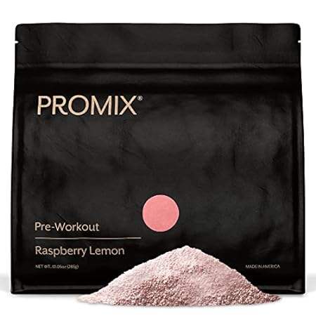 Promix Pre-Workout Powder， Raspberry Lemon - Maximize Foc