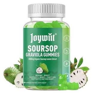 Gummies Leaves Extract Per 2000mg Organic Joywiit Soursop