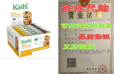 Kashi， Chewy Granola Bars， Honey Almond Flax， Non-GMO Pro