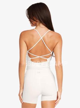 *csb交叉美背吊带~y标带胸垫FreedomHavenTank白女穿搭2色