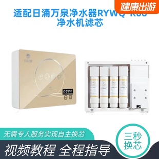 适配日涌万泉净水器滤芯 R06反渗透净水机PP棉C1前置C2活性炭滤芯